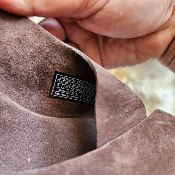 Ugg Hazel leather wrapped cork wedges - Picture 8 of 11